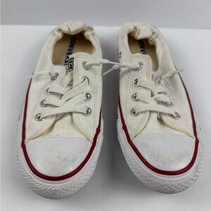 Converse Women’s chuck Taylor All Star slip-on sneakers in cream size 7 1/2